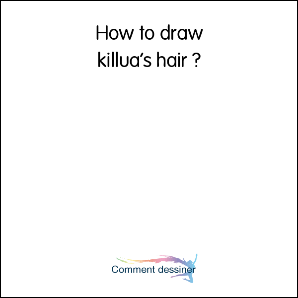 How to draw killua’s hair